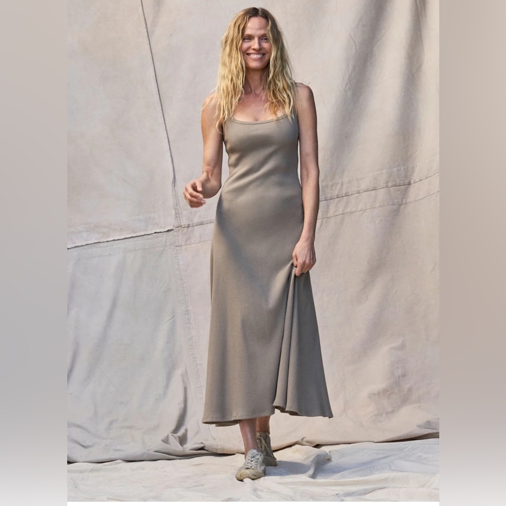 BUCK MASON SURPLUS RIB SCOOP NECK TANK DRESS